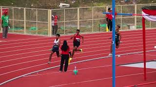 Final estafet 4x400m putra PON XXI 2024 di stadion madya atletik, sumut sport center