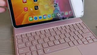 Dracool Étui Clavier pour iPad Air 5, Clavier qualitatif mais un peu lourd