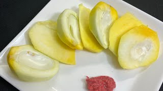 Green Mango with Shrimp Paste