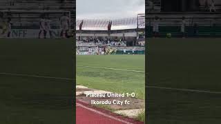 Plateau United Temitope Vincent scores bicycle kick goal against Ikorodu City #npfl25 #goals