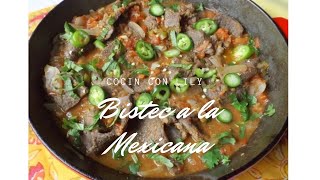 Como hacer bistec a la mexicana