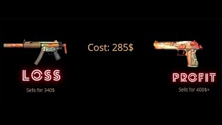 Best CSGO Riptide ZeRo Risk High Reward Trade Up #2 FN Dust 2 Pink Deagle Fennec Fox or MP5 Oxide