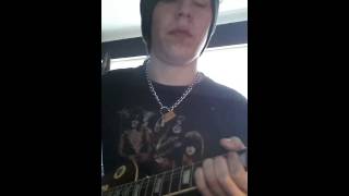 Poison-Fallen angel guitar cover by Bedroom rock star \m/