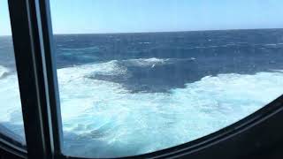 Symphony of the seas fights, big waves, Europe cruise ￼