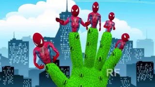 SuperHero Rhymes | Finger Family Rhymes for Kids | Spiderman Cartoon Finger Family Rhymes