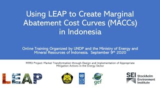 Indonesian Workshop on Creating MACCs in LEAP