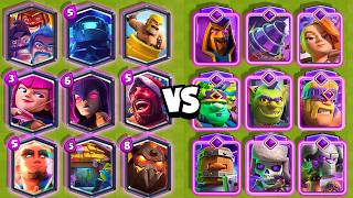 SUPER CARTAS vs EVOLUCIONES | CUAL ES MEJOR CALIDAD? | CLASH ROYALE