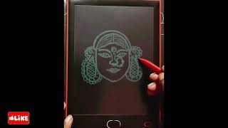 Maa durga drawing easy/Dusshera special drawing/Durga devi drawing