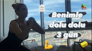 Dolu dolu üç günlük vlog | spora devam, ev temizliği, mutfak dersine hazırlık, nişan öncesi süreç