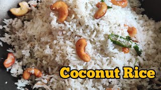 Coconut rice || coconut fried rice || Ghee coconut fried rice.