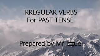 Irregular Verbs (Cartoon sound)