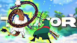 Zoro vs Kaku and Miss Stussy vs CP0 (One Piece Episode 1104) Twixtor Clips 4K + CC