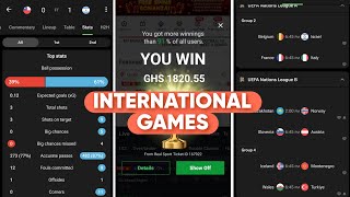 Best analysis for the international games you need to win and make money from