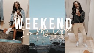 WEEKEND IN MY LIFE! Shop With Me in Chicago, Meal Prep, Reunited with the BFFs! | Davina Donkor