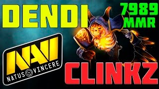 NaVi Dendi - Clinkz Gameplay - Alone archer - 8000 mmr - Dota 2