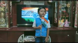 Our National Anthem sang by Our SVVS bud Master Krishanth of UKG..!