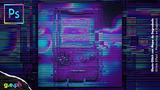 📺 Cómo crear un Colorido EFECTO GLITCH en Photoshop | Tutorial en Español