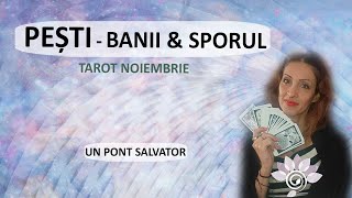 PEȘTI: BANII - Un pont salvator/ NOIEMBRIE P. 2 - Tarot - Zodii de APĂ - Horoscop