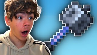 playing on the new minecraft snapshot!