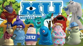 Looking for Disney Pixar monster inc. Big red, Mike Wazowski, Needleman, Smitty.