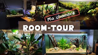 TOUS MES AQUARIUMS/TERRARIUMS | ROOM-TOUR #2