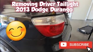 How to: Remove Driver Rear Taillight 2013 Dodge Durango