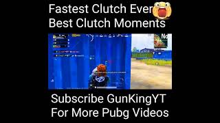 Fastest Sqad Wipe Pubg #shorts