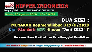 Benarkah Kepmendikbud Nomor 719/P/2020 "Memerintahkan" BDR Hingga Juni 2021 ?