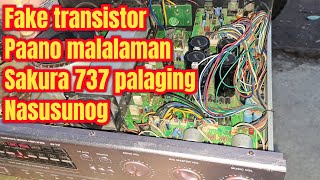 fake transistor sakura 737  sunog  restoring biasing alignment