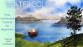 How to Paint a Boat in Watercolor - Easy Tips to Improve Your Watercolor Painting for Beginners