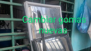 cómo cambiar las gomas de las puertas de las neveras de casa o neveras comerciales o congelador