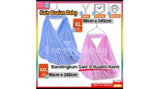 XXL Baby Cradle Net / Kain Buaian Bayi