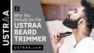 Introducing USTRAA Chrome - Lithium Powered Beard Trimmers | Designed For Beards