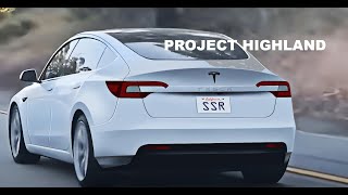 Tesla Model 3 Highland - Spy Shot Render [Rear View]