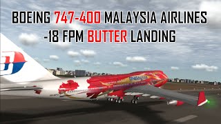 Boeing 747-400 -18 FPM Butter Landing | RFS Real Flight Simulator #Shorts