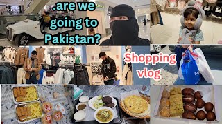 Hum Pakistan ja rahy hain? shopping for travel youtube youtuber family shopping