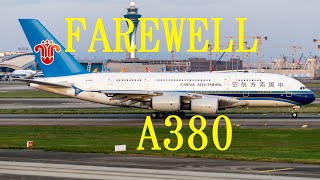 FAREWELL! CHINA SOUTHERN A380 LAST FLIGHT! Will Retire in November