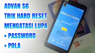 Cara Mudah Hard Reset Wipe Data Advan Vandroid S6 2018 | Mengatasi Lupa Pola Password