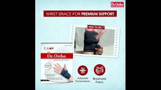 Dr. Ortho's New Pain Relief Accessories for Knee, Wrist and Ankle | Dr. Ortho Store | Made in India