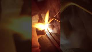 CuMai Chef’s Knife Build Part 3 of 4 #asmr #create #knife #forging #cutlery #satisfying #copper