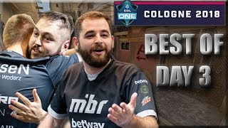 ESL One Cologne 2018 - Best Of Day 3 (Best Moments/Plays/Clutches)