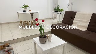 Electrodomésticos, decoración, primeras despensas y organización viviendo sola · daily vlog 002