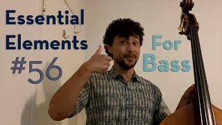 Essential Elements #56 for Bass, with Coach Mark