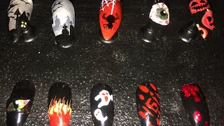 Easy  Nail Art Designs for #halloween #nailart #nails #nailartcompilation