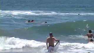 Lifeguard Rip Current Rescue at Huntington Beach