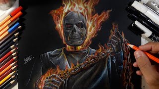 วาดโกสต์ ไรเดอร์ Drawing Ghost Rider | Fame Art