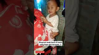 Anak kecil lucu  menggemaskan saat minta uang ke ayah nya | part 2 #shorts