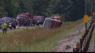 7/18/14 WCAX Tour Bus Crash PKG