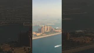 Beautiful Dubaj city with amazing skyscrapers buildings