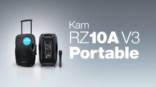 QuickLook at the Kam RZ10A V3 Portable - active speaker with wireless mic system